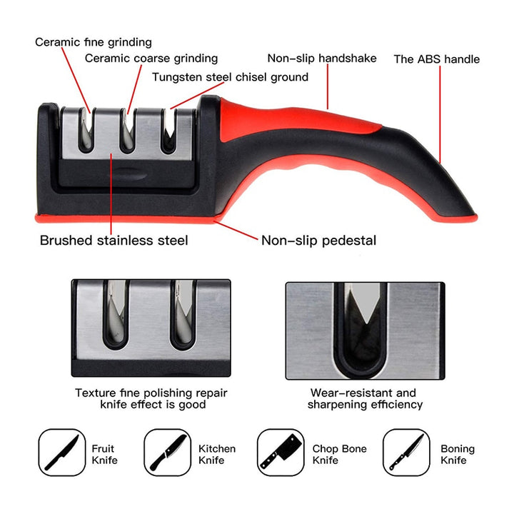 Multi-function 3 Stages Sharpener